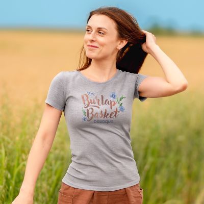 Apparel: Women's Gildan T-Shirt Full Color DTF