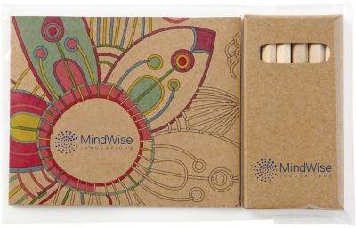 Health & Wellness: Adult Coloring Book & Pencil Set