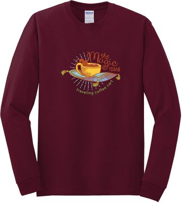 Promotional Apparel & Clothing: Gildan Cotton Long Sleeve T-Shirt Full Color DTG