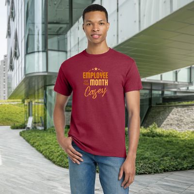 POD Apparel: Unisex Gildan T-Shirt Full Color DTG Qty 1 Ny