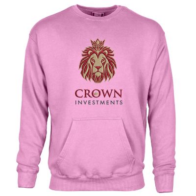 Breast Cancer Awareness: Unisex Crewneck W Kangaroo Pocket - Embroidery