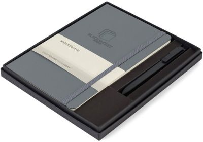 Promotional Gift Sets: Moleskine® Lg Ntbk And Go Pen Gift Set