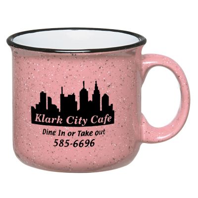 Breast Cancer Awareness: Campfire Mug 15 oz