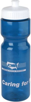 Custom Drinkware: Translucent Bike Bottle 28 oz