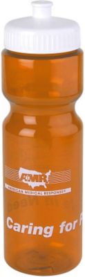 Custom Drinkware: Translucent Bike Bottle 28 oz