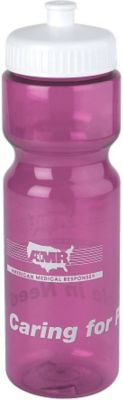 Custom Drinkware: Translucent Bike Bottle 28 oz