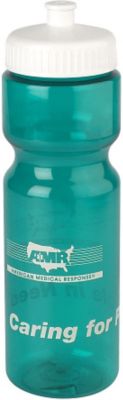 Custom Drinkware: Translucent Bike Bottle 28 oz