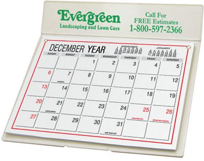 Desk Calendar With Mailing Envelope