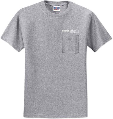 Jerzees Heavyweight Blend T-Shirt with Pocket - Business Apparel – EZ  Corporate Clothing