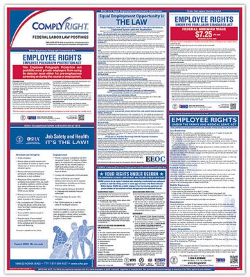 ComplyRight Federal and State Labor Law Posters: Federal Labor Law Poster English
