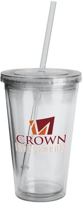 Plastic Tumblers: Sunsplash Tumbler Double Wall 16 oz