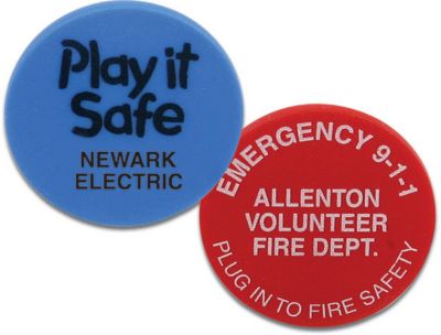 Daycare Promotional Items: Round Safety Plug