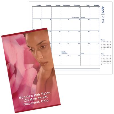 Custom Calendars: Full Color Beauty Monthly Pocket Calendar