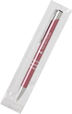 Cello Wrapped Pens: Pink Delane® Cello-Wrapped Pen