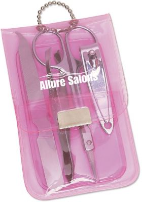 Breast Cancer Awareness Merchandise: Manicure Set In Vinyl Pouch