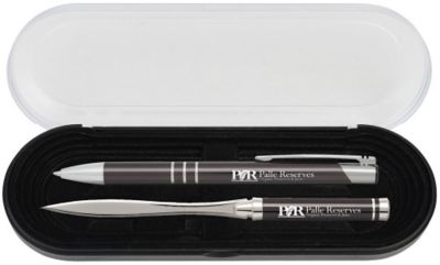 Custom Business Gifts: Delane® Pen & Letter Slitter Gift Set