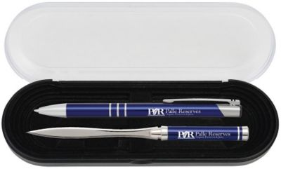 Custom Business Gifts: Delane® Pen & Letter Slitter Gift Set