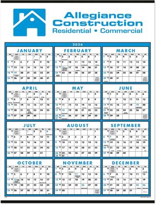 Custom Calendars: Span A Year Non Laminated Wall Calendar