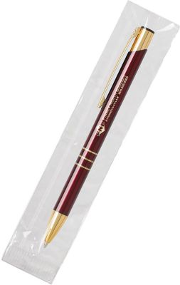 Cello Wrapped Pens: Gold Delane® Cello-Wrapped Pen