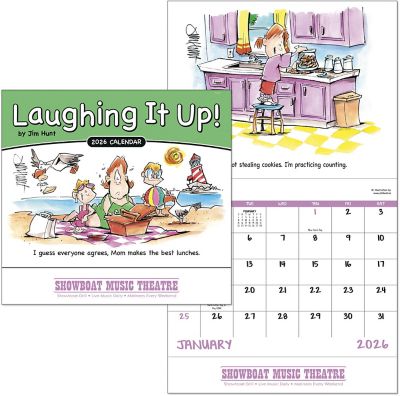 Custom Calendars: Laughing It Up! Stapled Wall Calendar