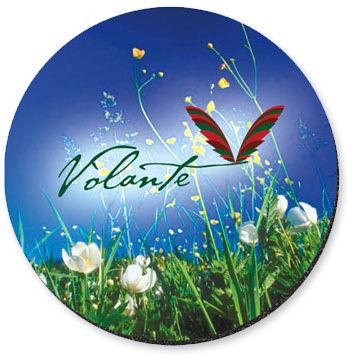 Technology Promo Items: Full Color 8" Round Fabric Top Mouse Pad