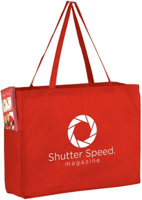 Custom Tote Bag | Promotional Bags: Euro Convention Tote With Pockets