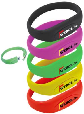 Technology Promo Items: 2 GB Bracelet USB 2.0 Flash Drive