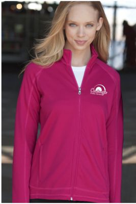 Custom Jackets: Embroidered Ladies Brushed Microfleece Zip Jacket