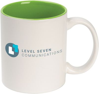 Mugs: Ceramic Color Accent Mug 11 oz