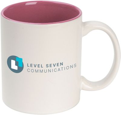 Mugs: Ceramic Color Accent Mug 11 oz