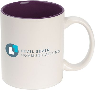 Mugs: Ceramic Color Accent Mug 11 oz