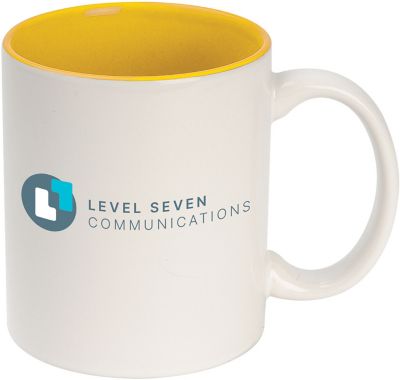 Mugs: Ceramic Color Accent Mug 11 oz
