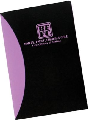 Custom Presentation & Document Folders With Logo: Splash Mini Padfolio