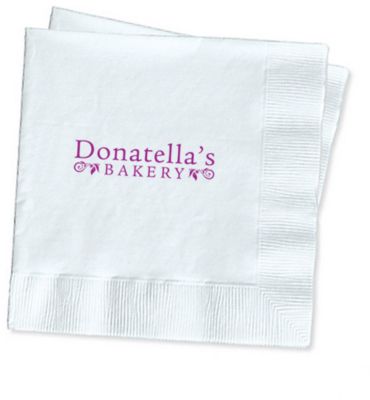 Custom Drinkware: Beverage Napkin