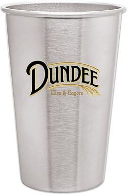 Custom Printed Stadium Cups: Stainless Steel Pint Cup 16 oz