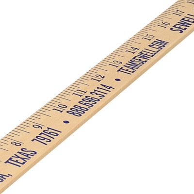 Natural Finish Wooden Yardstick