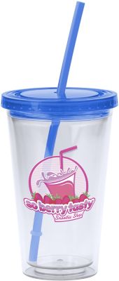 Custom Cups with Lids and Straws - Free Delivery - Totally Promotional