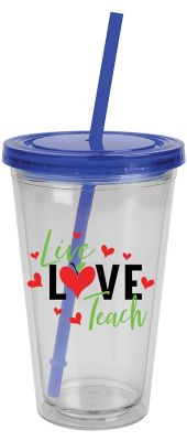 Custom Cups with Lids and Straws - Free Delivery - Totally Promotional