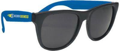 Custom Sunglasses with Logo: Recycled Rubberized Budget Sunglasses