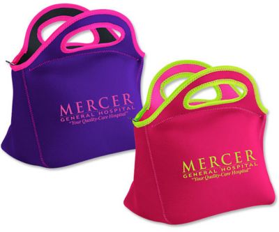 Logo Klutch Metallic Neoprene Lunch Bags