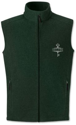 Embroidered on sale fleece vest