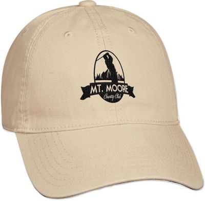 Promotional Apparel | Custom Promotional Clothing: Embroidered Washed Cotton Baseball Cap