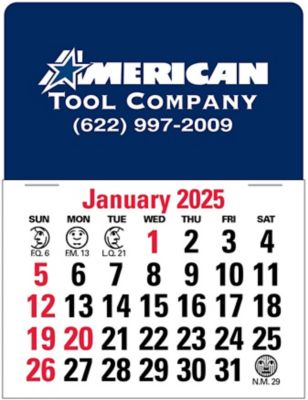 Office: Press-N-Stick Die-Cut Calendars