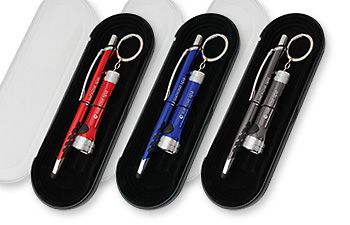 LED Stylus Pen and Stylus Keychain Gift Set - Progress Promotional Products