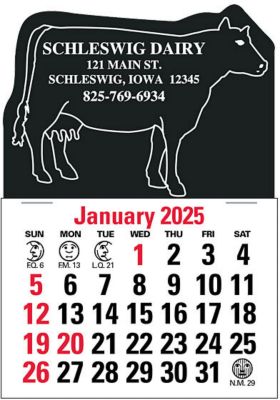 Office: Cow Die-Cut Value Stick Calendar