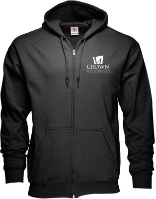 Apparel: 50/50 Full Zip Hoodie Sweatshirt