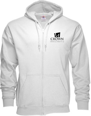 Apparel: 50/50 Full Zip Hoodie Sweatshirt