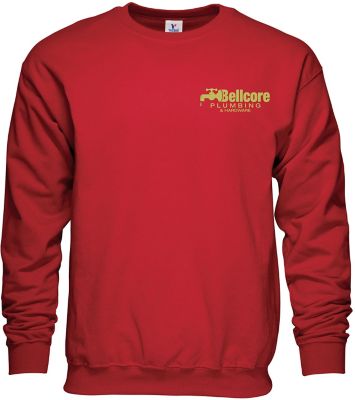 Custom Screen Printed Shirts: Screen Printed 50/50 Crewneck Sweatshirt