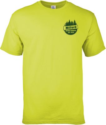 Basic Tees: Screen Printed Vintage Lightweight Neon T-Shirt