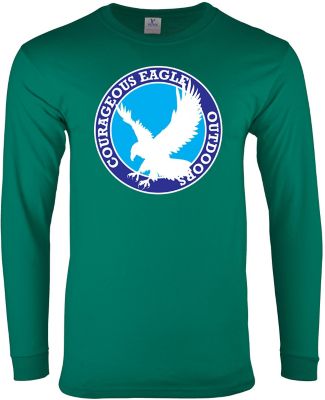 New Studio Apparel: Full Color Mens Long Sleeve 100% Cotton T-Shirt